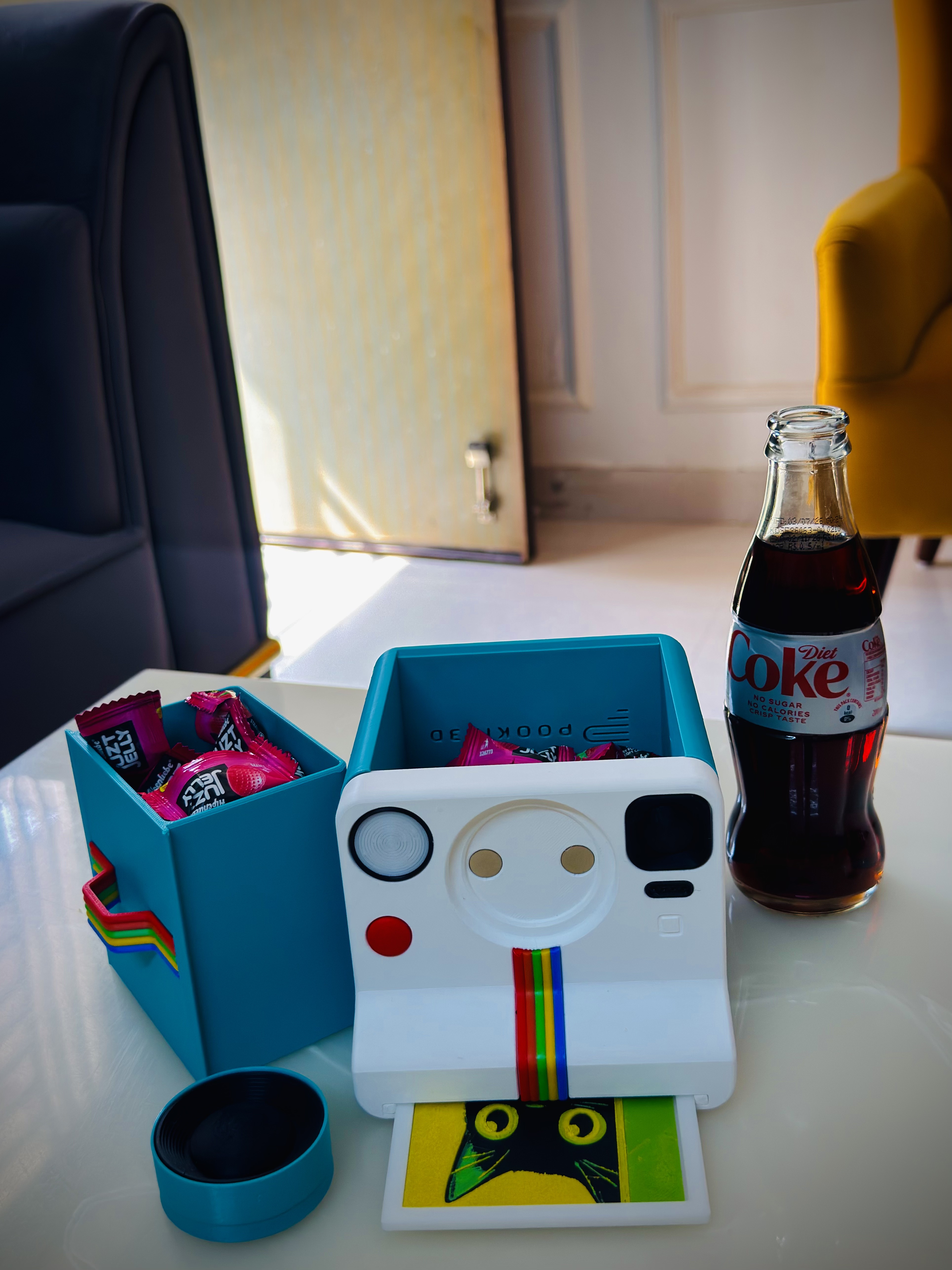 Memories Polaroid Coasters & Camera Dispenser