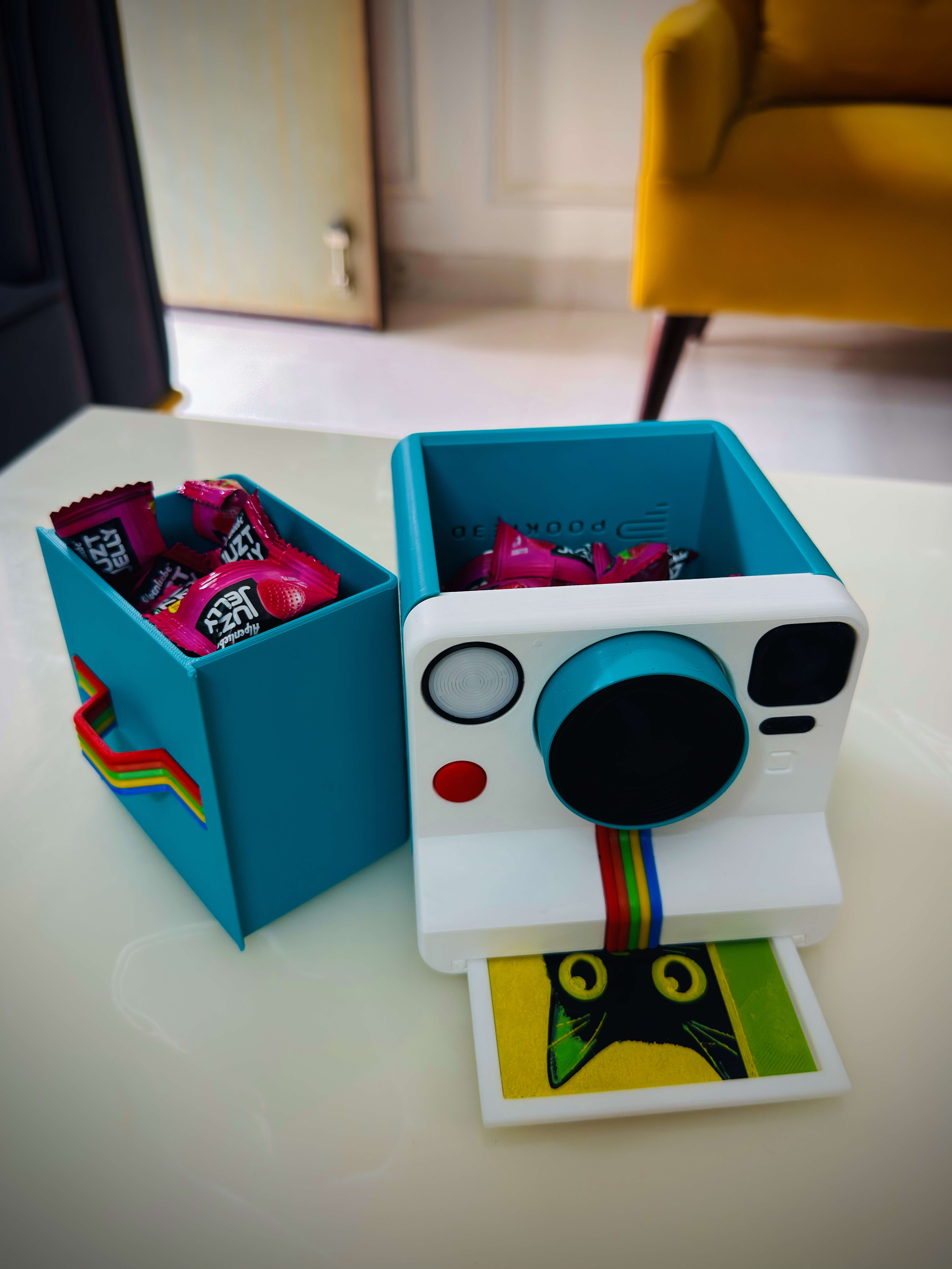 Memories Polaroid Coasters & Camera Dispenser