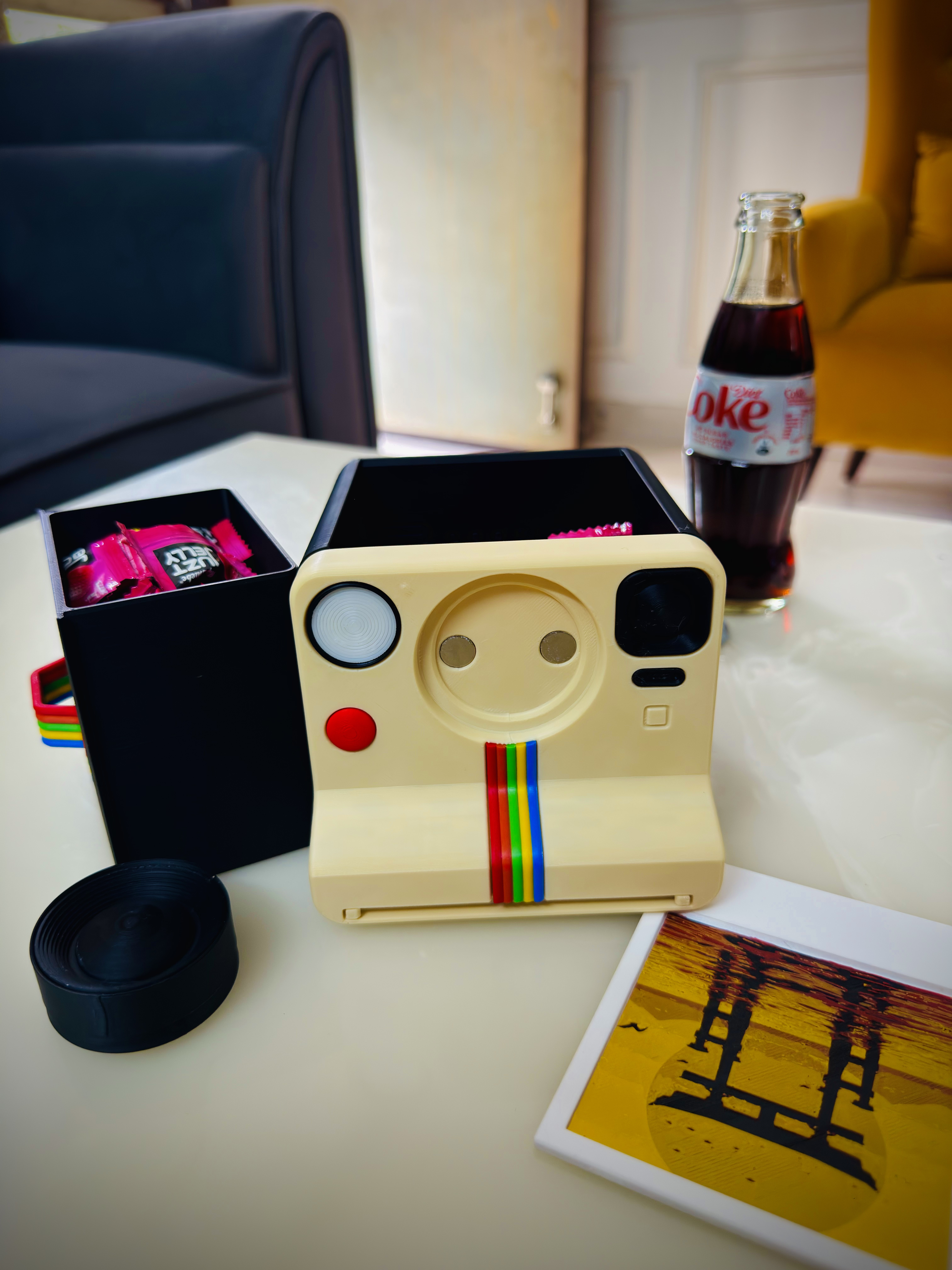 Memories Polaroid Coasters & Camera Dispenser