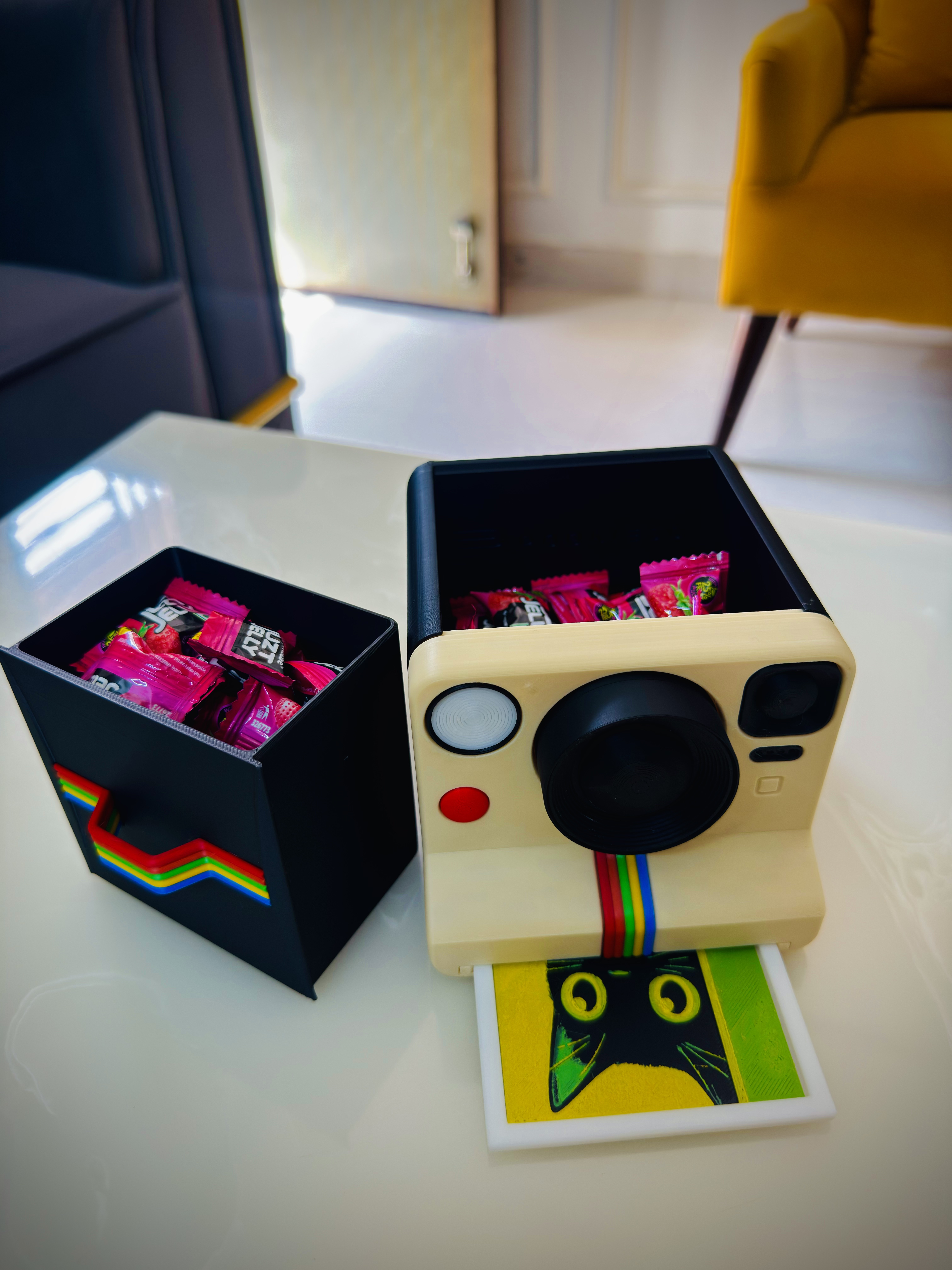 Memories Polaroid Coasters & Camera Dispenser