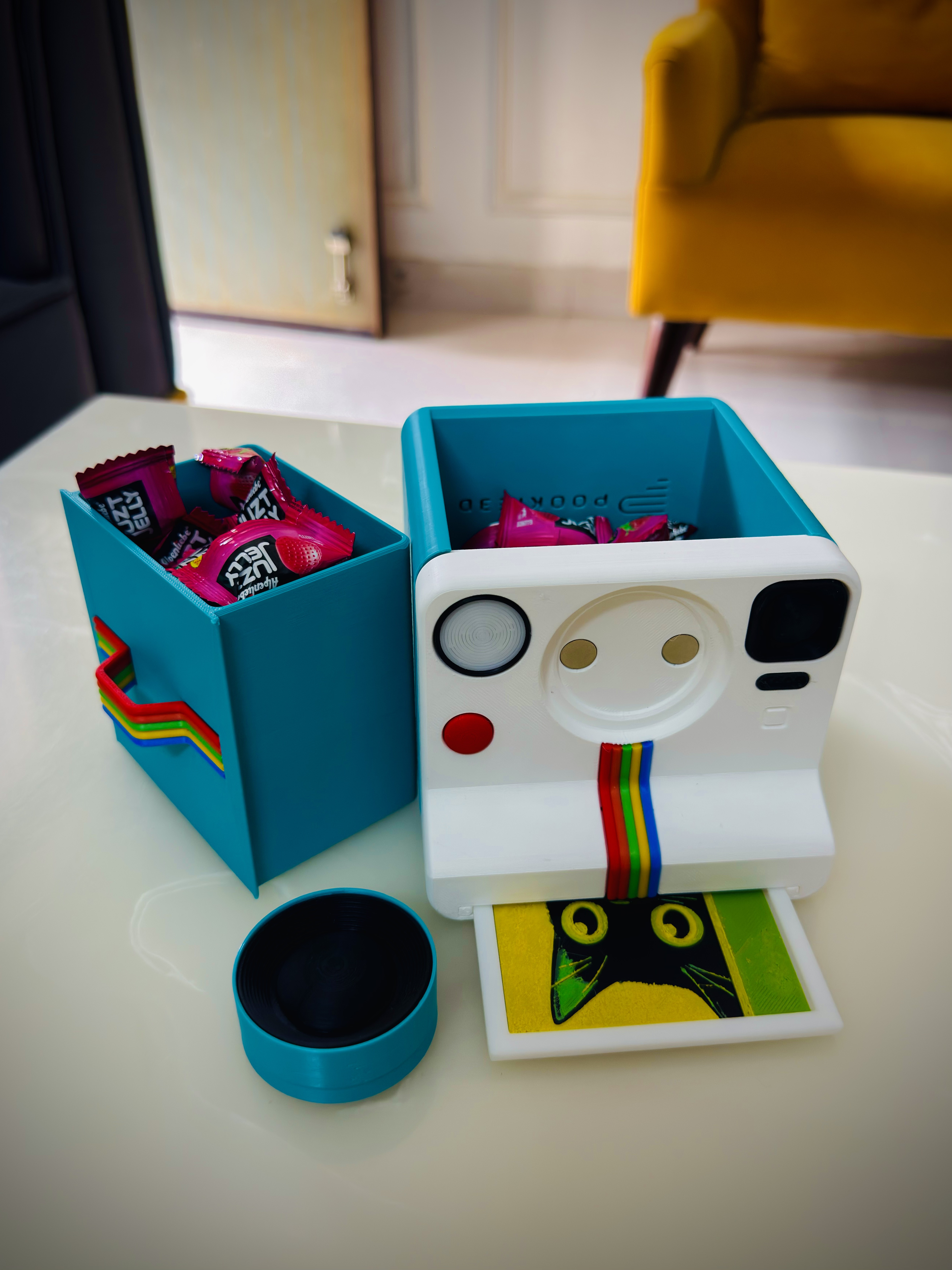 Memories Polaroid Coasters & Camera Dispenser