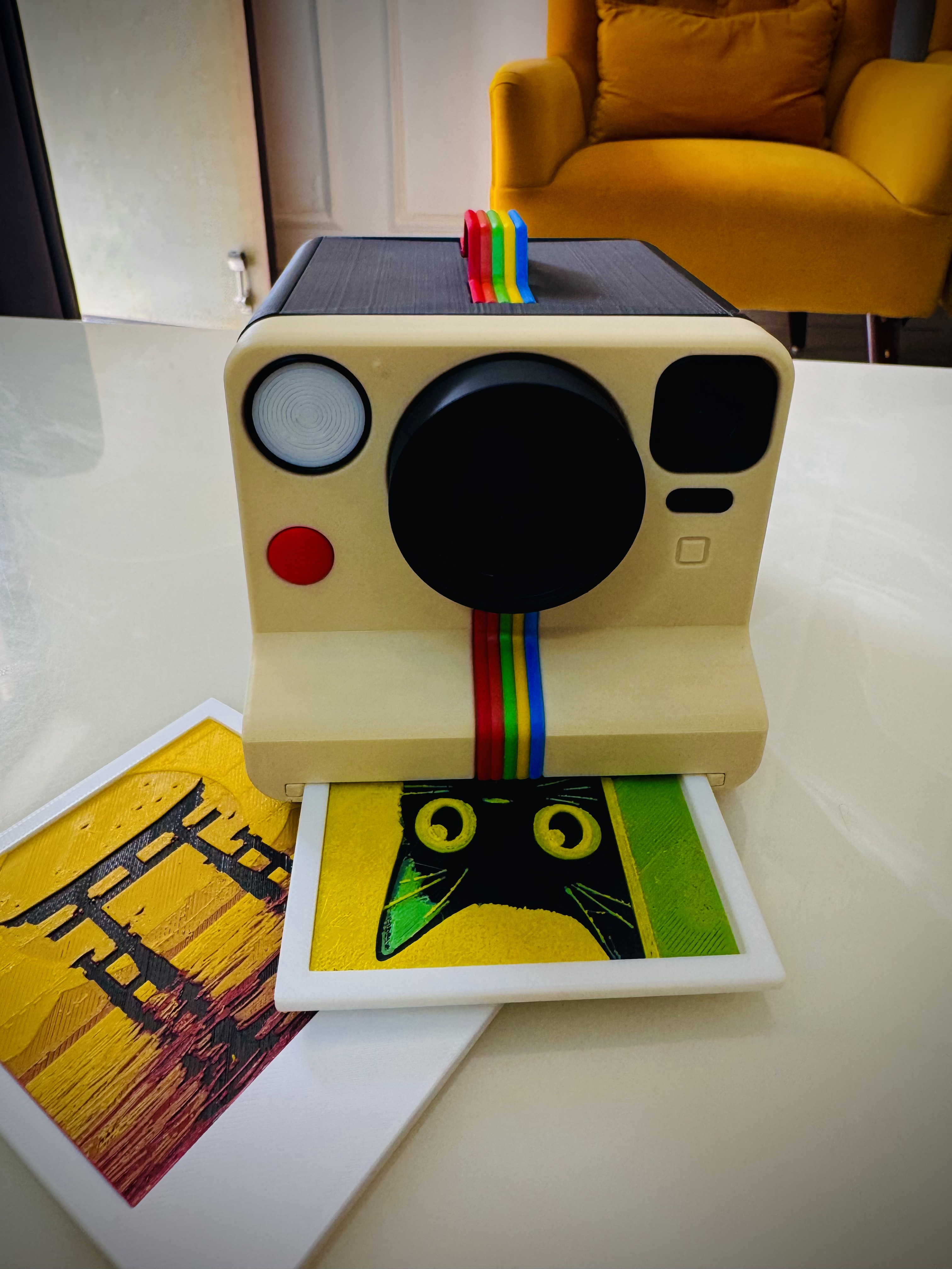 Memories Polaroid Coasters & Camera Dispenser