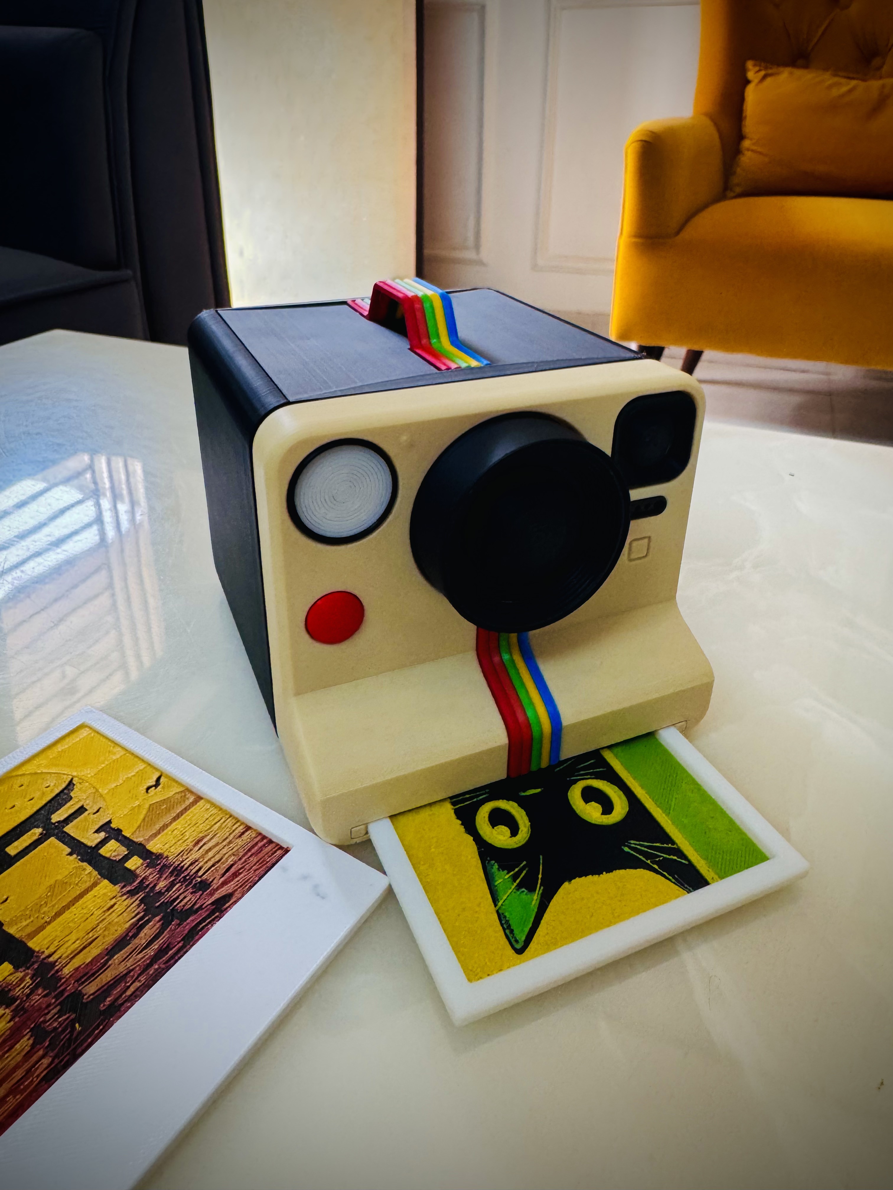 Memories Polaroid Coasters & Camera Dispenser